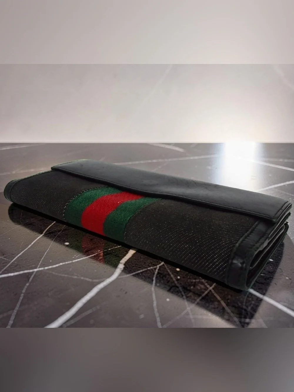 GUCCI Sherry Line Denim Continental Wallet 😍❤️‍🔥 - Picture 12 of 16